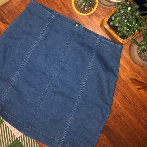 Free People Denim Skirt - Picture 1 of 3